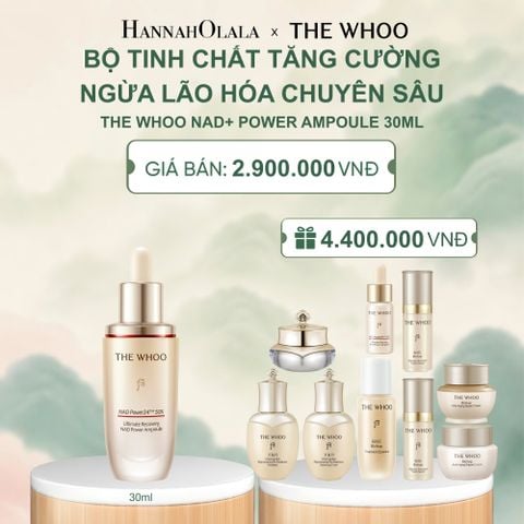  MỚI RA MẮT - BỘ TINH CHẤT TĂNG CƯỜNG NGỪA LÃO HÓA CHUYÊN SÂU THE WHOO BICHUP ULTIMATE RECOVERY NAD POWER AMPOULE 30ML SPECIAL SET - A1111 