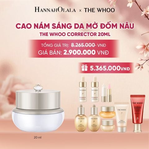  CAO NÁM SÁNG DA MỜ ĐỐM NÂU THE WHOO GONGJINHYANG BRIGHT ULTIMATE CORRECTOR 20ML - A365 