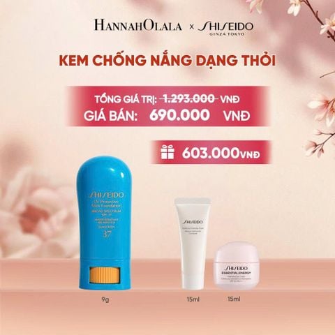  KEM NỀN DẠNG THỎI CHỐNG NẮNG SHISEIDO UV PROTECTIVE STICK FOUNDATION - DEAL 18 - A3240 