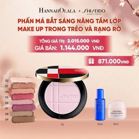  PHẤN MÁ ĐA NĂNG KẾT HỢP CÔNG NGHỆ DƯỠNG DA ĐỘC QUYỀN SHISEIDO COLOR + GLOW ENHANCER - DEAL 16 - A3224 