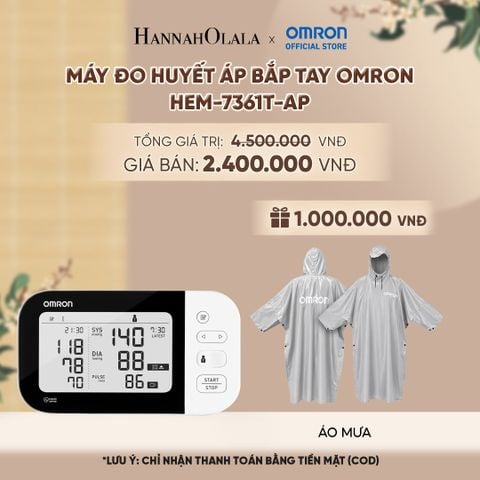  Máy Đo Huyết Áp Bắp Tay OMRON HEM-7361T-AP - A2609 