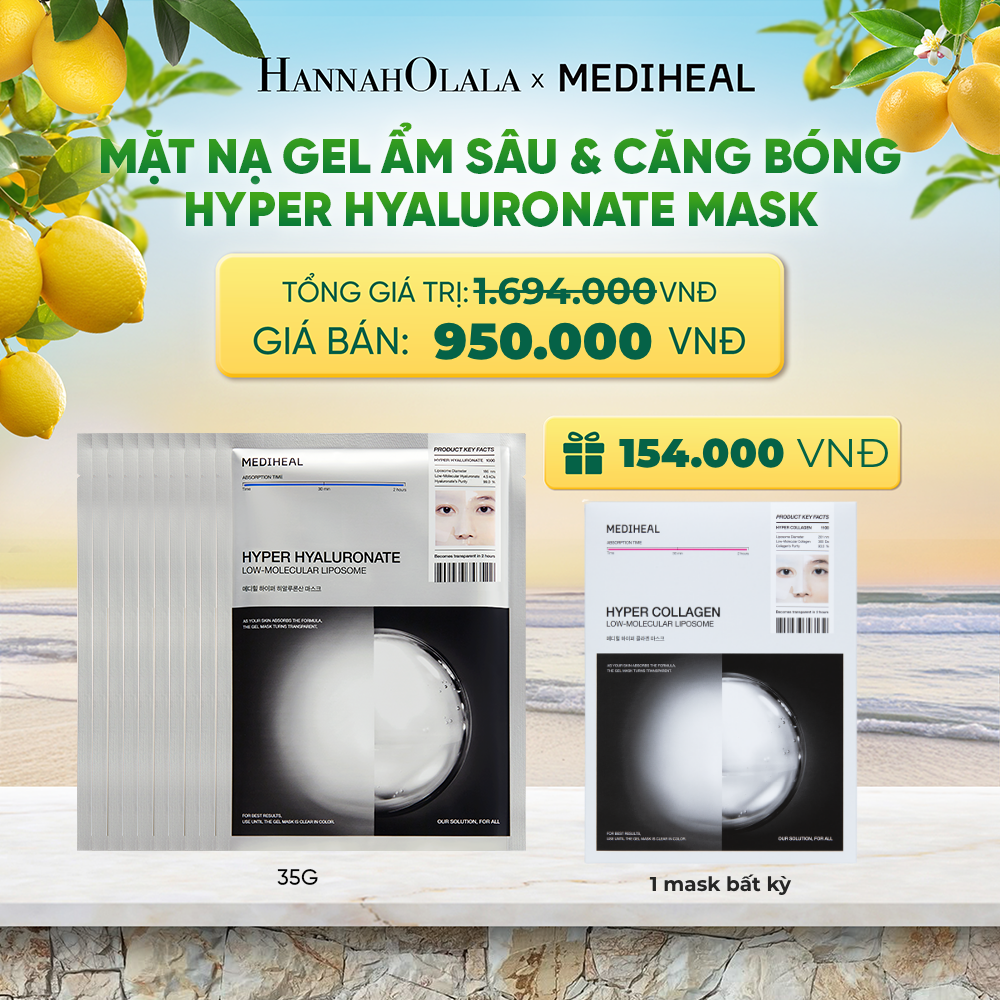  MẶT NẠ HYPER MASK 35G (COMBO 10 MIẾNG) BẤT KỲ 