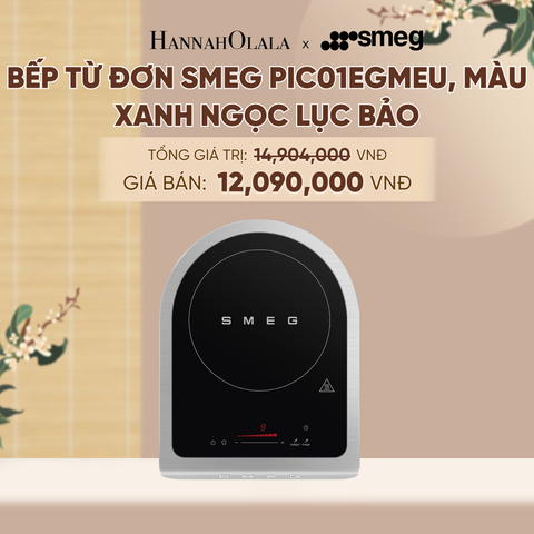  BẾP TỪ ĐƠN SMEG PIC01EGMEU, MÀU XANH NGỌC LỤC BẢO - A2295 