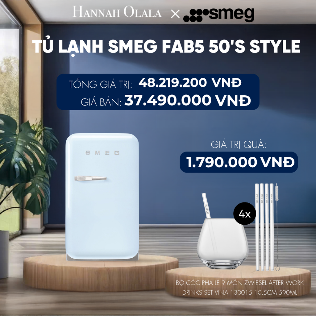  TỦ LẠNH SMEG FAB5 50'S STYLE 