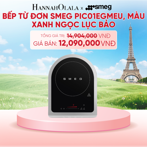  BẾP TỪ ĐƠN SMEG PIC01EGMEU, MÀU XANH NGỌC LỤC BẢO - B179 