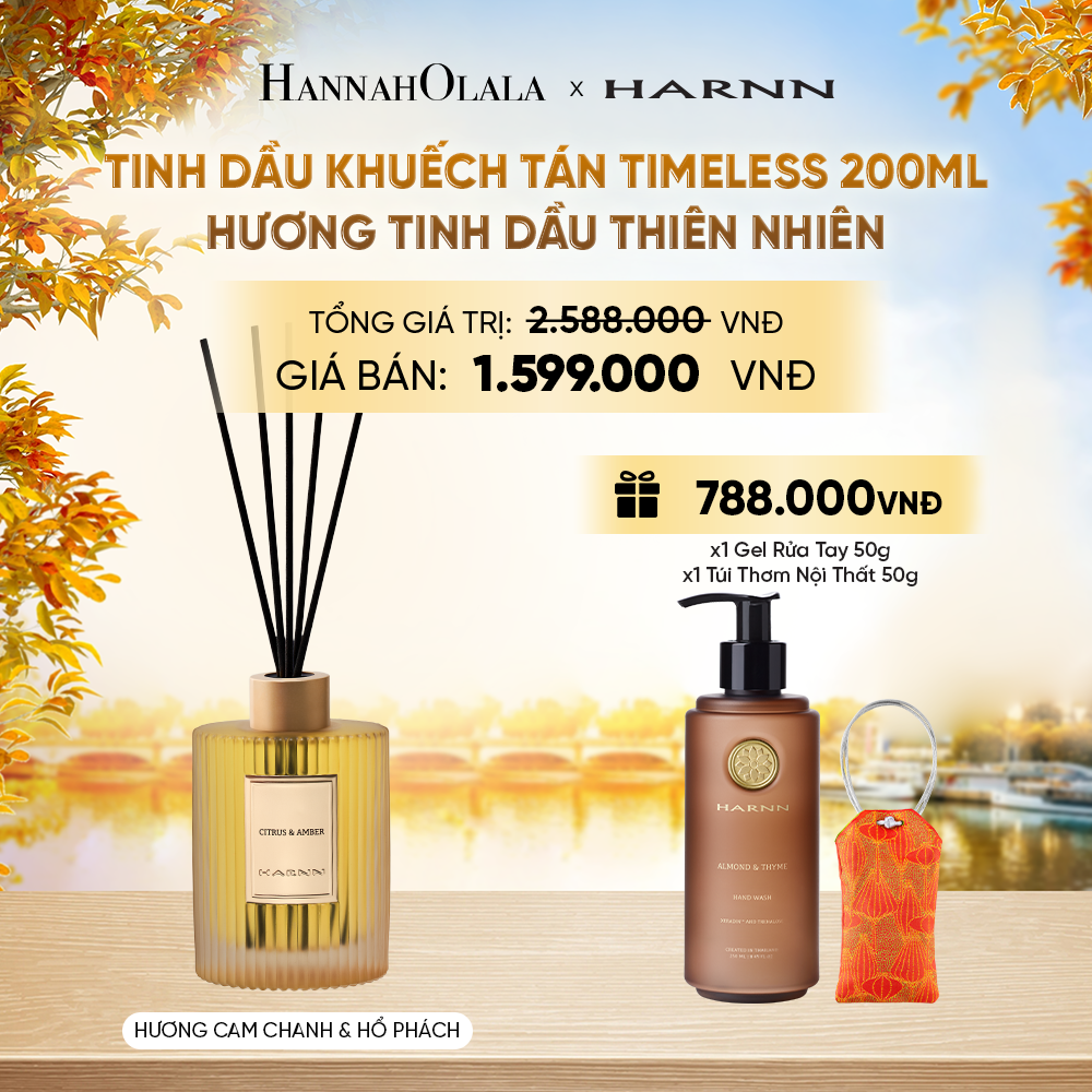  TINH DẦU KHUẾCH TÁN TIMELESS 200ML HƯƠNG TINH DẦU THIÊN NHIÊN NÂNG TẦM KHÔNG GIAN SỐNG 