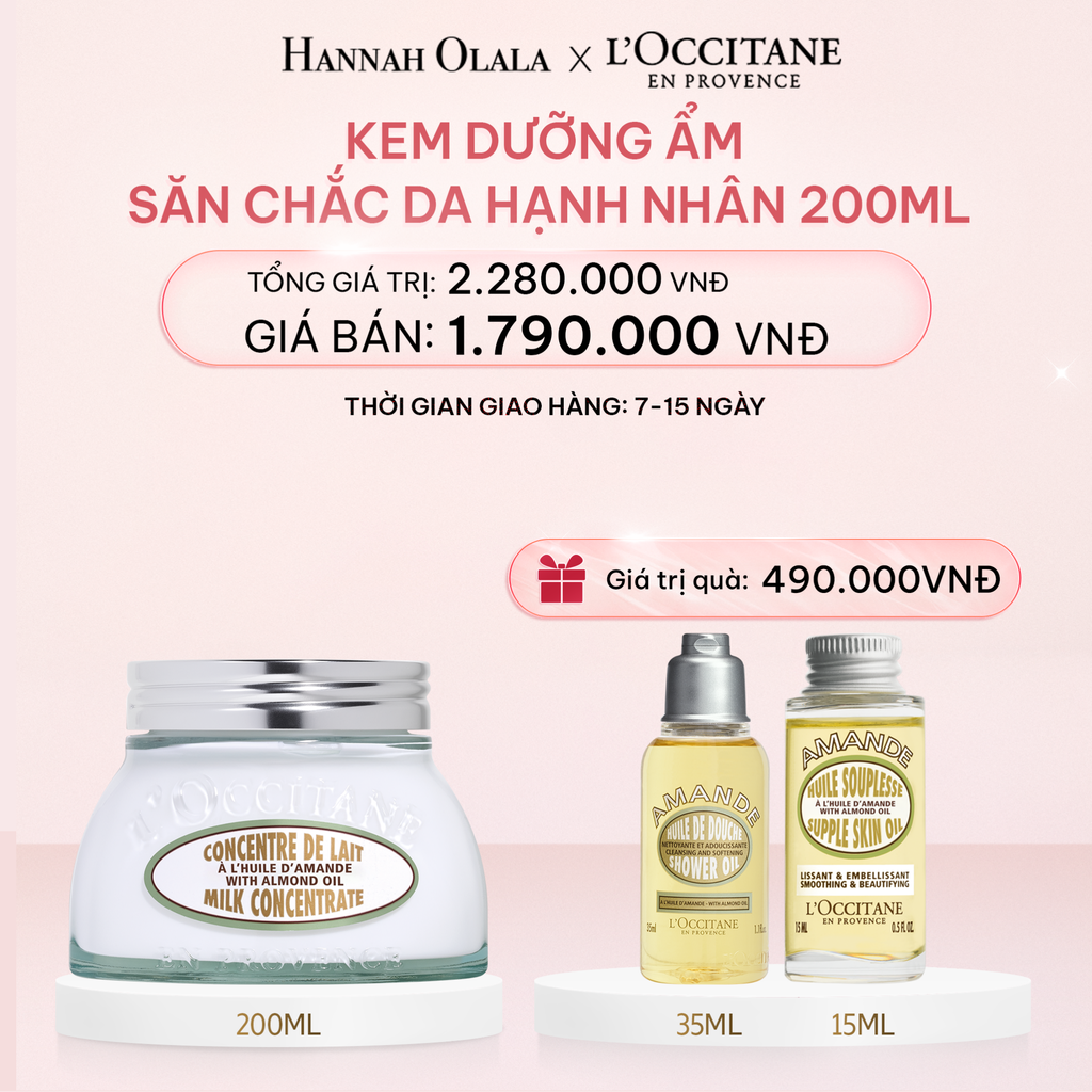  E727_DEAL 1: KEM DƯỠNG ẨM SĂN CHẮC DA HẠNH NHÂN 200ML 