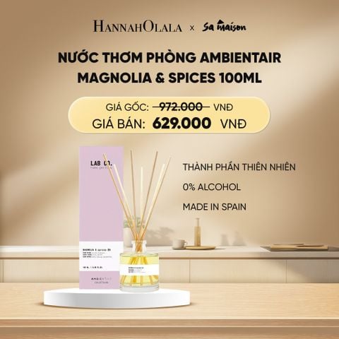  DEAL 4: NƯỚC THƠM PHÒNG KHUẾCH TÁN AMBIENTAIR, DUNG TÍCH 100ML 