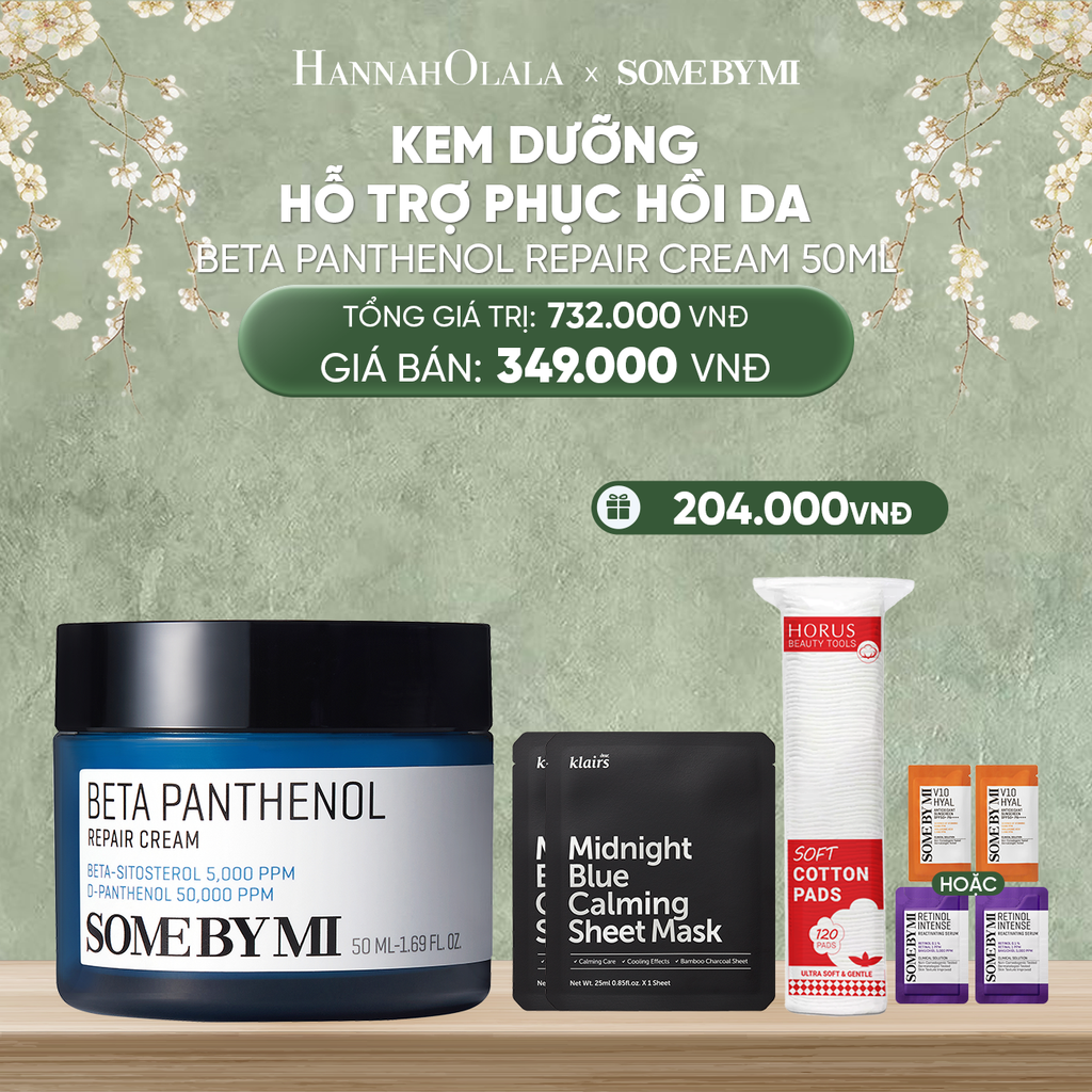  D363_DEAL 2: KEM DƯỠNG ẨM VÀ PHỤC HỒI DA SOME BY MI BETA PANTHENOL 50ML 