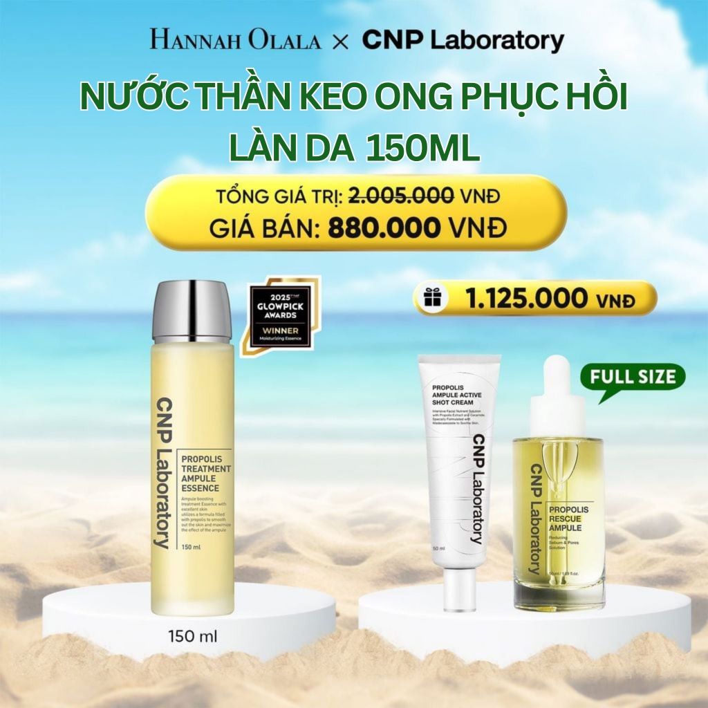  DEAL 47: NƯỚC THẦN KEO ONG PHỤC HỒI LÀN DA PROPOLIS TREATMENT AMPULE ESSENCE 150ML 