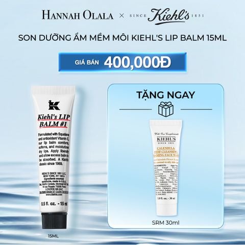  DEAL 2: SON DƯỠNG ẨM MỀM MÔI KIEHL'S LIP BALM 15ML 
