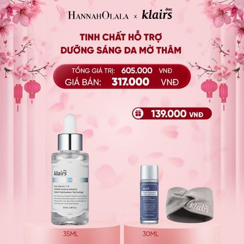  DEAL 2 : DEAR, KLAIRS TINH CHẤT FRESHLY JUICED VITAMIN DROP 35ML 