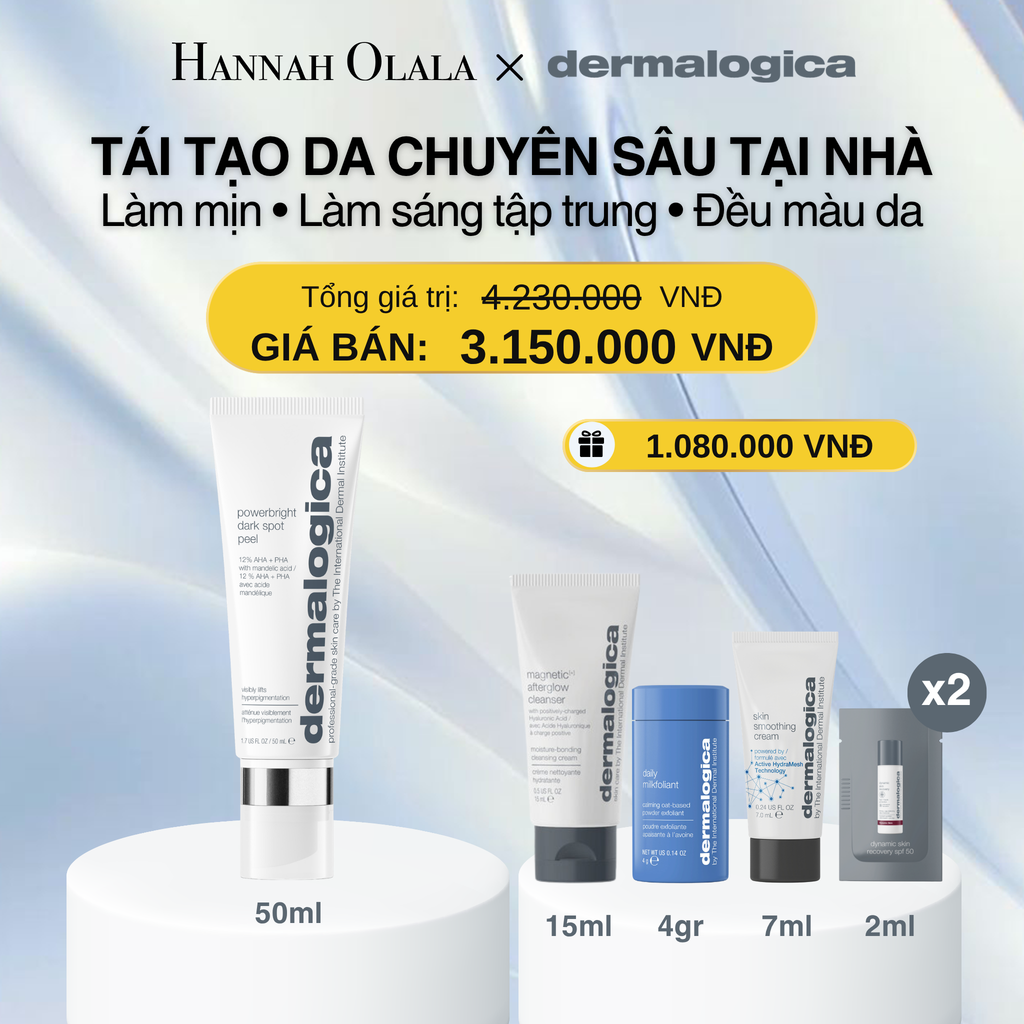  PEEL CẢI THIỆN BỀ MẶT DA LÀM SÁNG RÕ RỆT CÁC ĐỐM NÂU POWERBRIGHT DARK SPOT PEEL 50ML - DEAL 2 