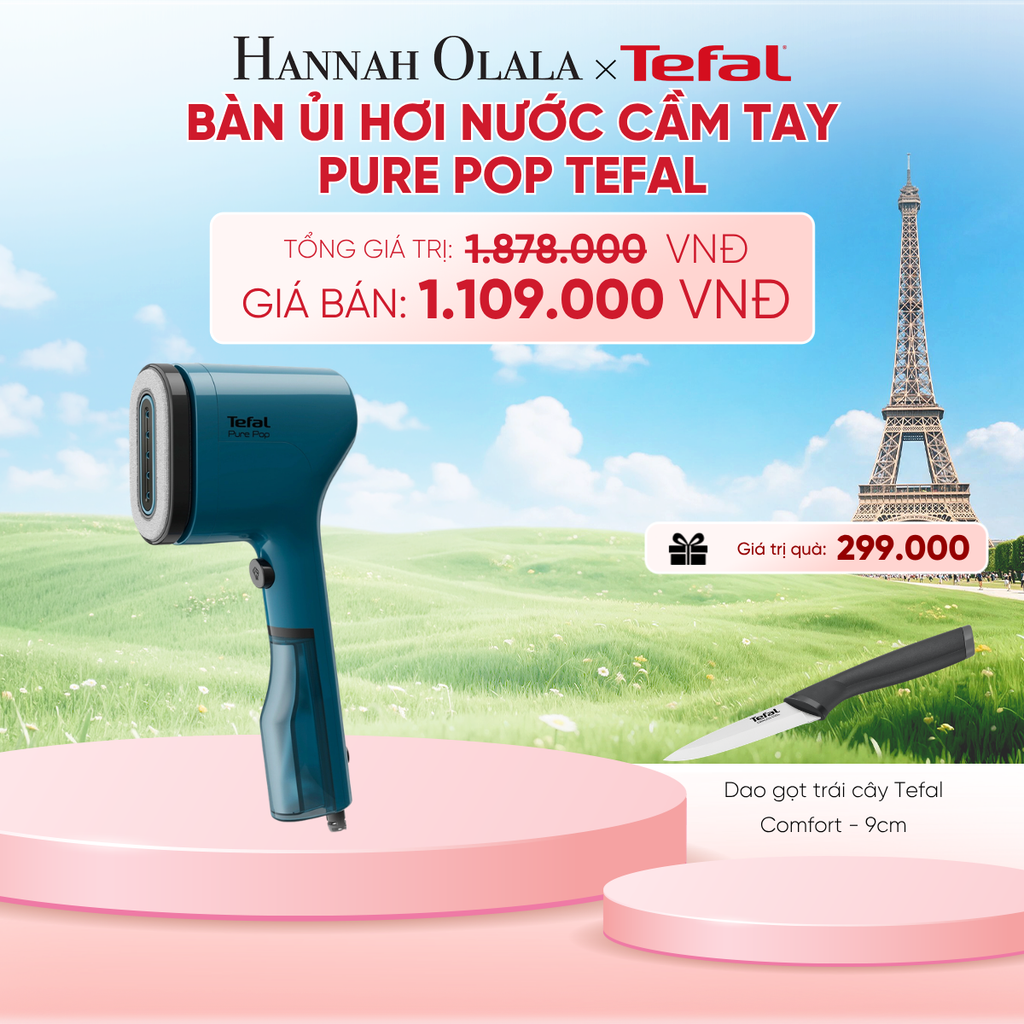  BÀN ỦI HƠI NƯỚC CẦM TAY PURE POP TEFAL - B237 