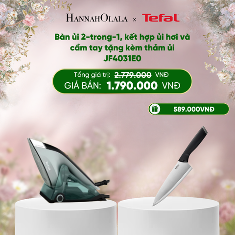  E307_DEAL 2: BÀN ỦI 2-TRONG-1, KẾT HỢP ỦI HƠI VÀ CẦM TAY TẶNG KÈM THẢM ỦI, JF4031E0 