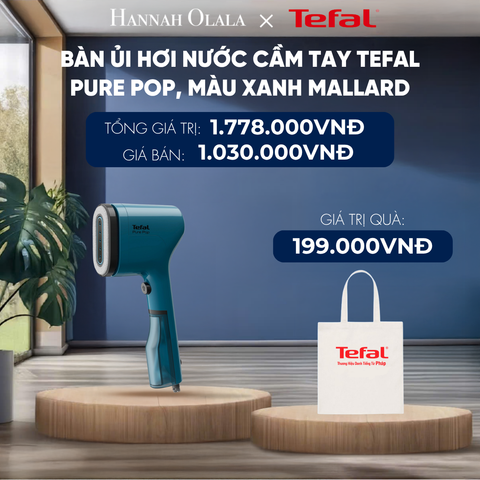  BÀN ỦI HƠI NƯỚC CẦM TAY TEFAL PURE POP - DEAL 2 
