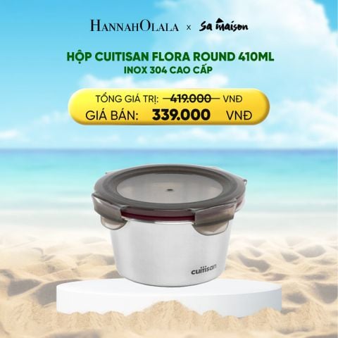  DEAL 1: HỘP INOX 304 CAO CẤP CUITISAN FLORA ROUND 