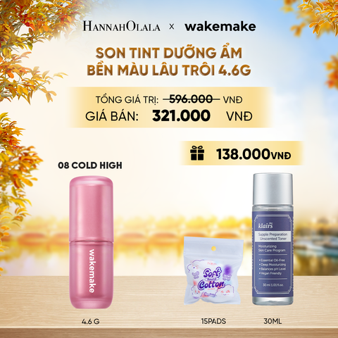  SON TINT WAKEMAKE WATER BLURRING LAYER TINT DƯỠNG ẨM, BỀN MÀU LÂU TRÔI. - E537 