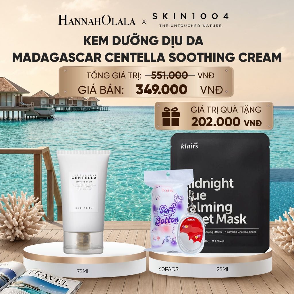  SKIN1004 KEM DƯỠNG MADAGASCAR CENTELLA SOOTHING CREAM 75ML_ D694 