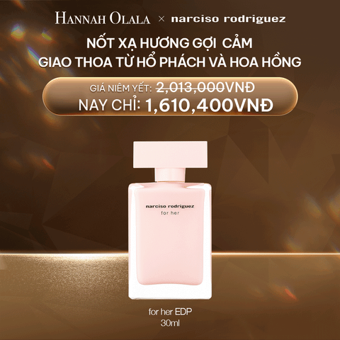 DEAL 26:  NƯỚC HOA NỮ NARCISO RODRIGUEZ FOR HER EAU DE PARFUM 30ML 