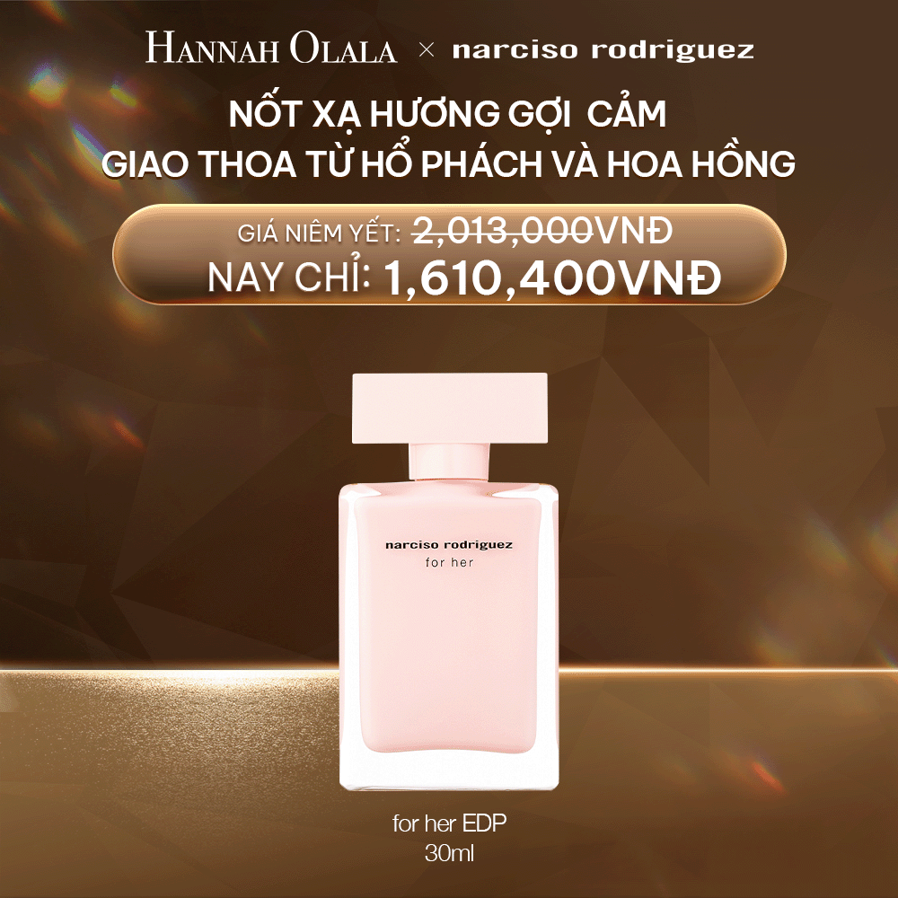  DEAL 26:  NƯỚC HOA NỮ NARCISO RODRIGUEZ FOR HER EAU DE PARFUM 30ML 