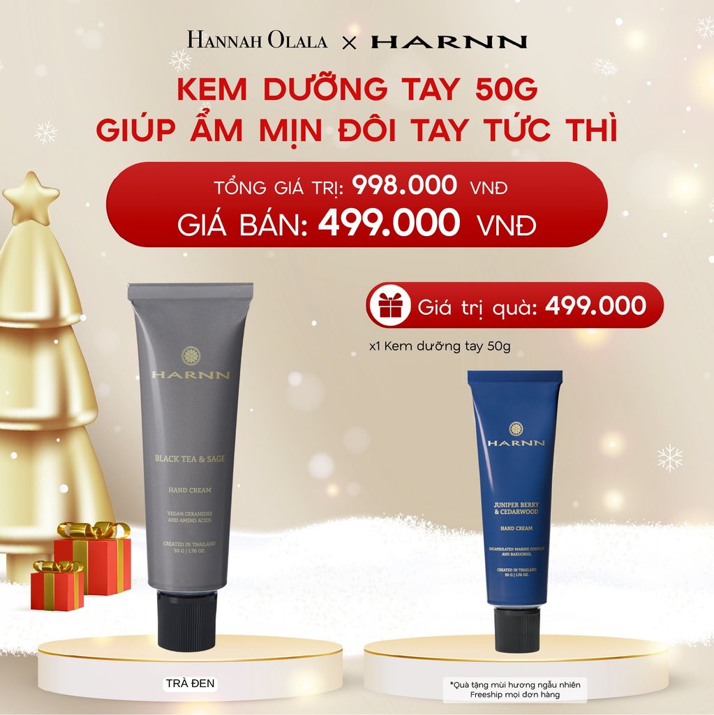  A1117_DEAL 2: [MUA 1 TẶNG 1] KEM DƯỠNG TAY HARNN 50G GIÚP ẨM MỊN ĐÔI TAY TỨC THÌ 