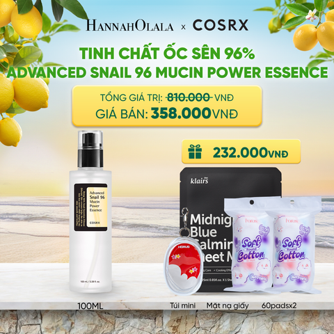  COSRX TINH CHẤT ADVANCED SNAIL 96 MUCIN POWER ESSENCE 100ML - A356 