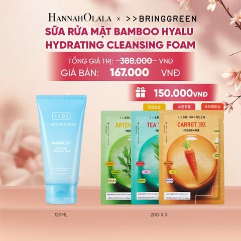  SỮA RỬA MẶT BAMBOO HYALU HYDRATING CLEANSING FOAM 120ML - A1524 