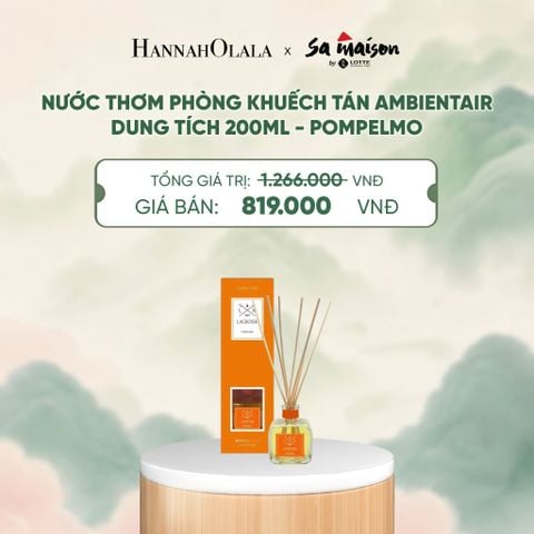  NƯỚC THƠM PHÒNG KHUẾCH TÁN AMBIENTAIR, DUNG TÍCH 200ML - DEAL 2 - A1763 
