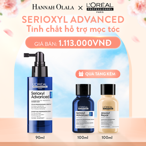  A480_DEAL 2: TINH CHẤT MỌC TÓC L'ORÉAL PROFESSIONNEL SERIOXYL ADVANCED 90ML - DẠNG XỊT (SPRAY) 