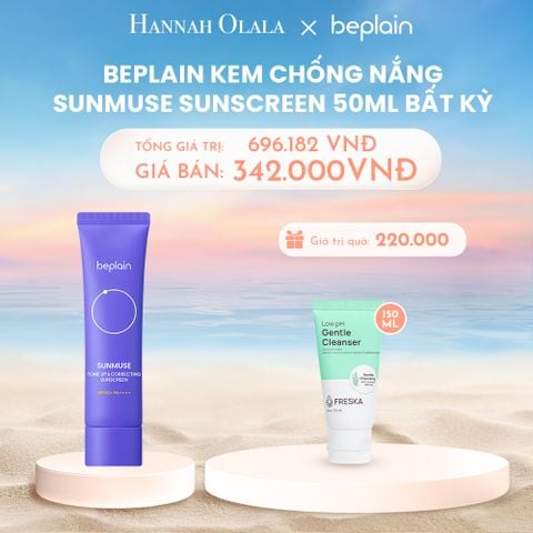  C257_DEAL 3D: KEM CHỐNG NẮNG SUNMUSE TONE-UP & CORRECTING SUNSCREEN SPF50+ PA++++ 50ML (MÀU TÍM ĐẬM) 
