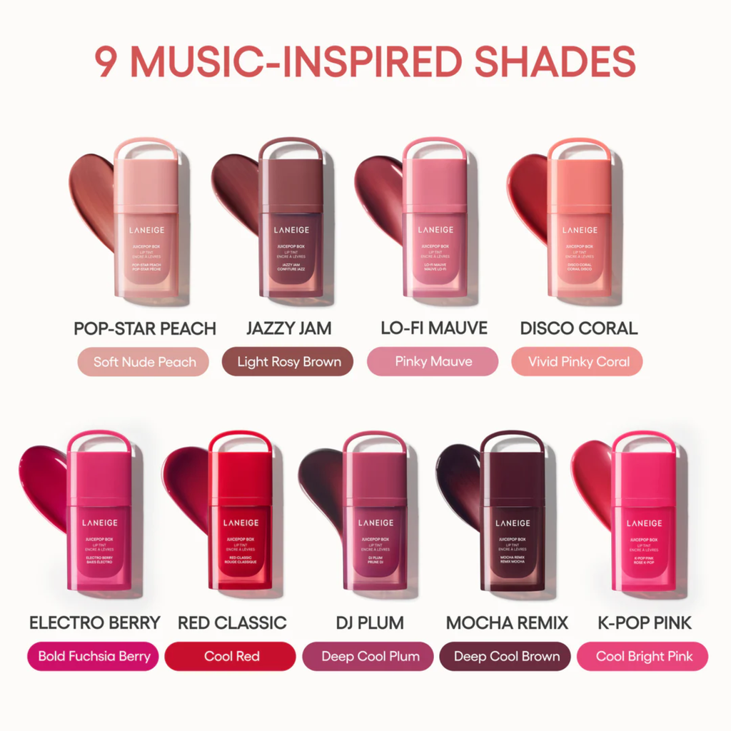  MỚI - LANEIGE SON TINT BỀN MÀU & CĂNG BÓNG MÔI JUICEPOP BOX LIP TINT 4.5G - A597 