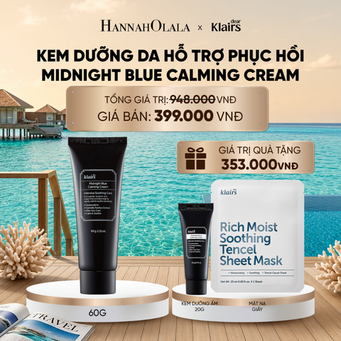  DEAR, KLAIRS KEM DƯỠNG MIDNIGHT BLUE CALMING CREAM 60G_ D113 