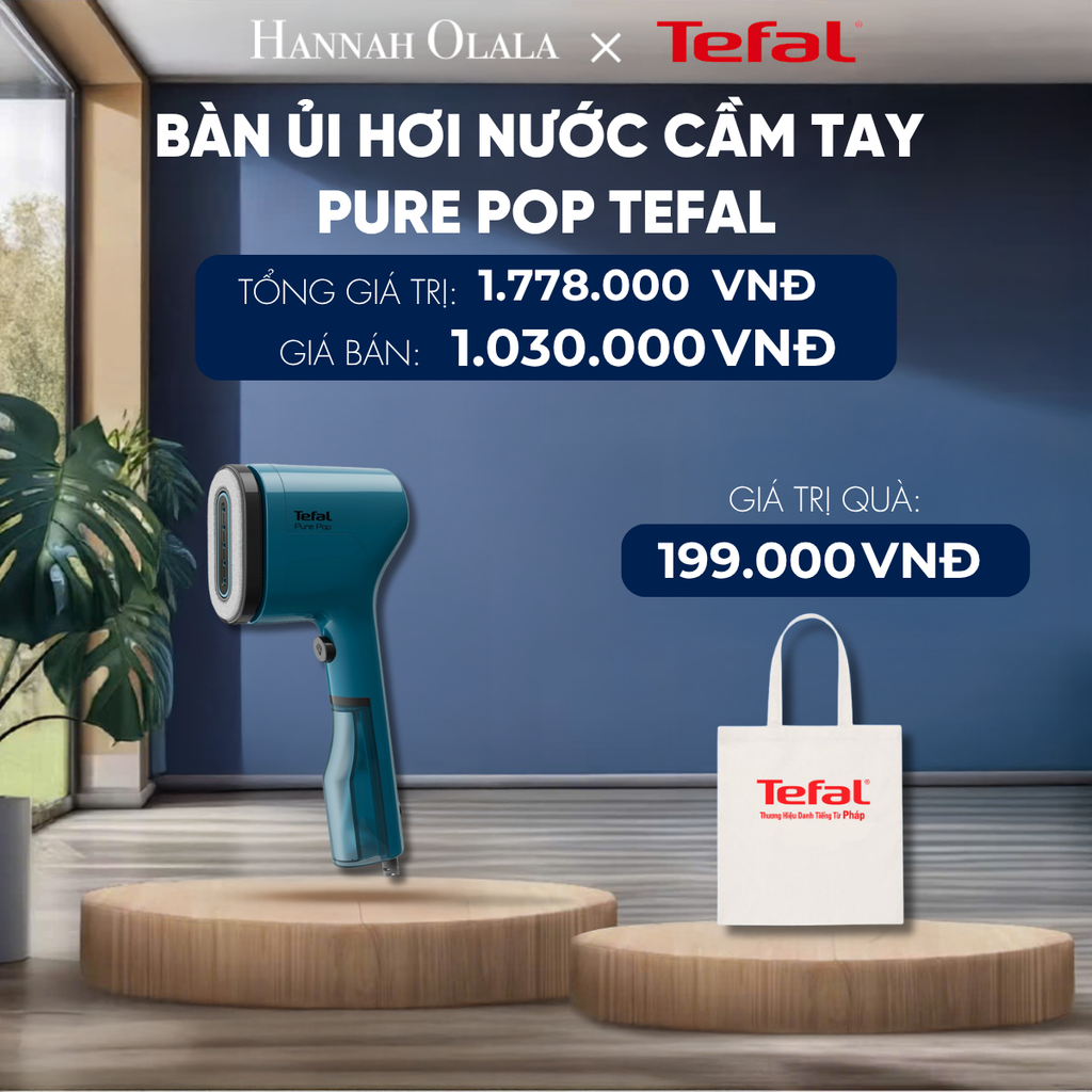  BÀN ỦI HƠI NƯỚC CẦM TAY PURE POP TEFAL 