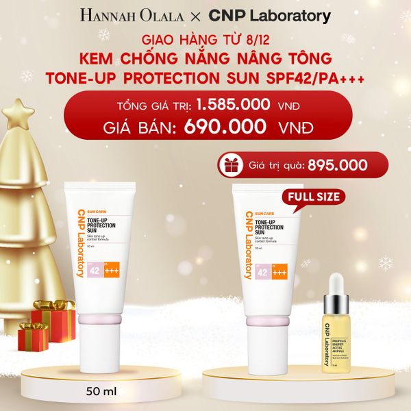  A293_DEAL 2: KEM CHỐNG NẮNG NÂNG TÔNG CNP LABORATORY TONE-UP PROTECTION SUN SPF42/PA+++ 50ML - GIAO HÀNG TỪ 8/12 