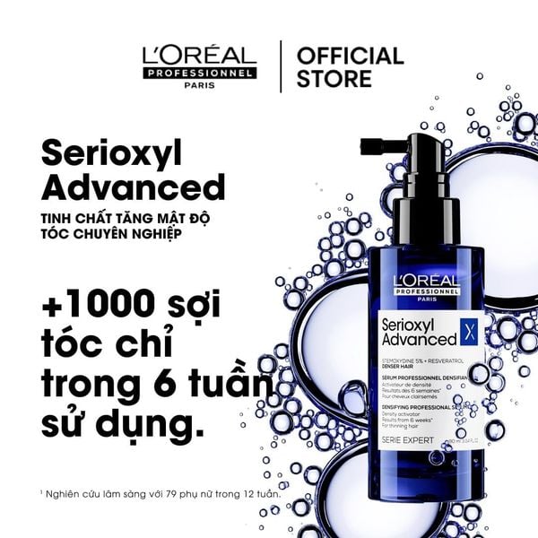  TINH CHẤT HỖ TRỢ XỊT MỌC TÓC L'OREAL PROFESSIONNEL SERIOXYL ADVANCED 90ML - A211 