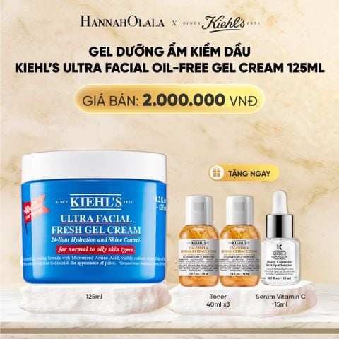  DEAL 9: GEL DƯỠNG ẨM KIỀM DẦU 24H KIEHL'S ULTRA FACIAL OIL-FREE GEL CREAM 125ML 