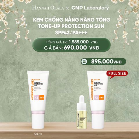  DEAL51: KEM CHỐNG NẮNG NÂNG TÔNG CNP LABORATORY TONE-UP PROTECTION SUN SPF42/PA+++ 50ML 