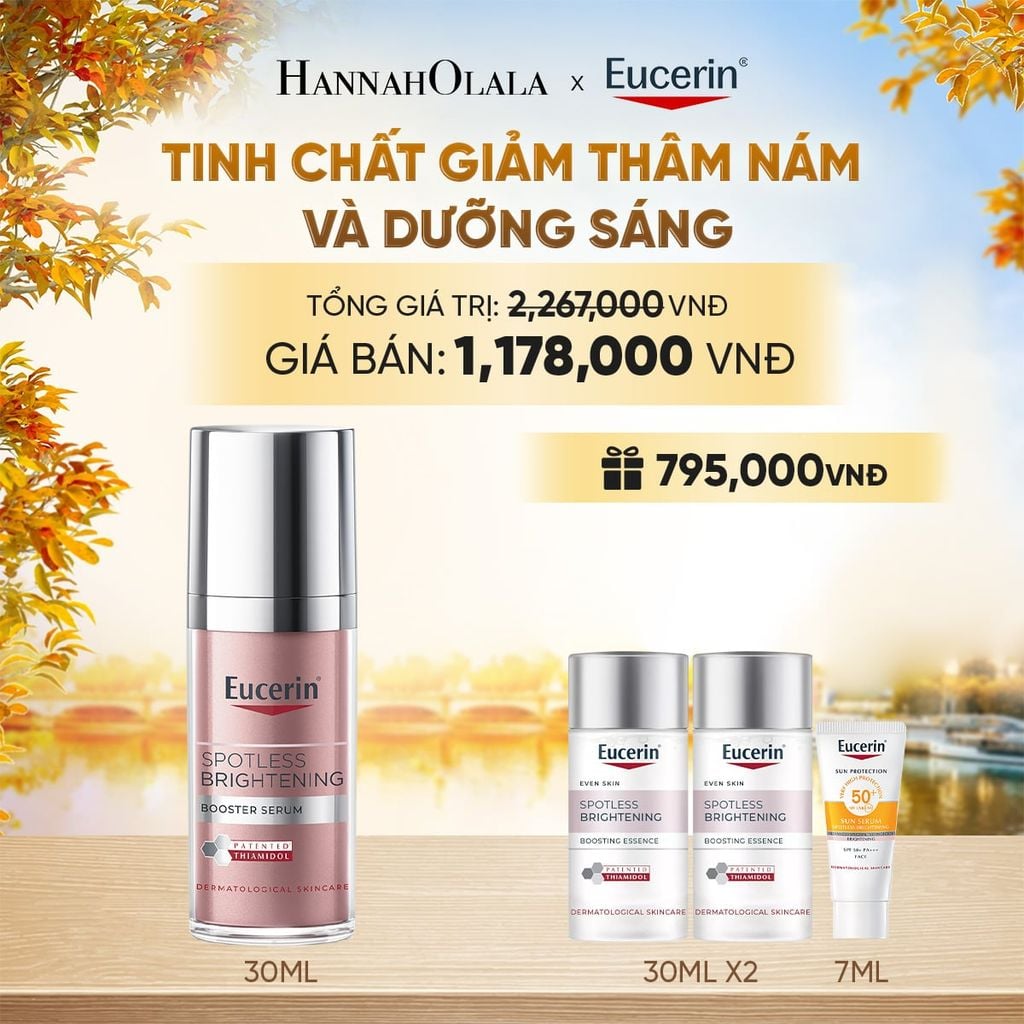  TINH CHẤT GIẢM THÂM NÁM & DƯỠNG SÁNG EUCERIN SPOTLESS BRIGHTENING BOOSTER SERUM 30ML - E904 