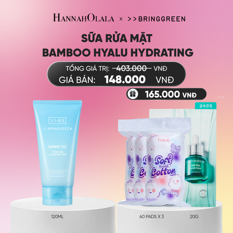  SỮA RỬA MẶT BAMBOO HYALU HYDRATING CLEANSING FOAM 120ML_A2019 
