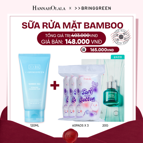  SỮA RỬA MẶT BAMBOO HYALU HYDRATING CLEANSING FOAM 120ML_M42 