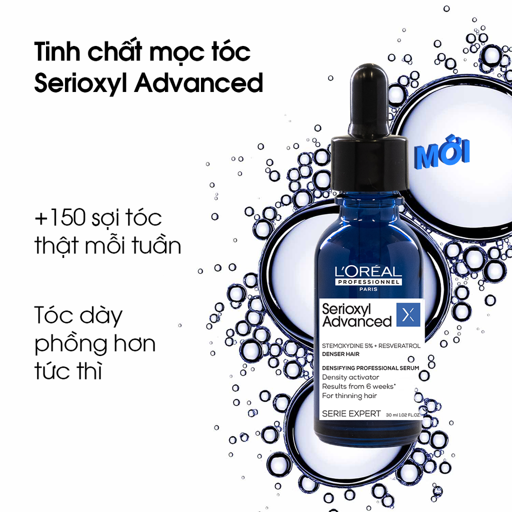  DEAL 13: [PHIÊN BẢN TRẢI NGHIỆM] TINH CHẤT HỖ TRỢ MỌC TÓC L'ORÉAL PROFESSIONNEL SERIOXYL ADVANCED 30ML 