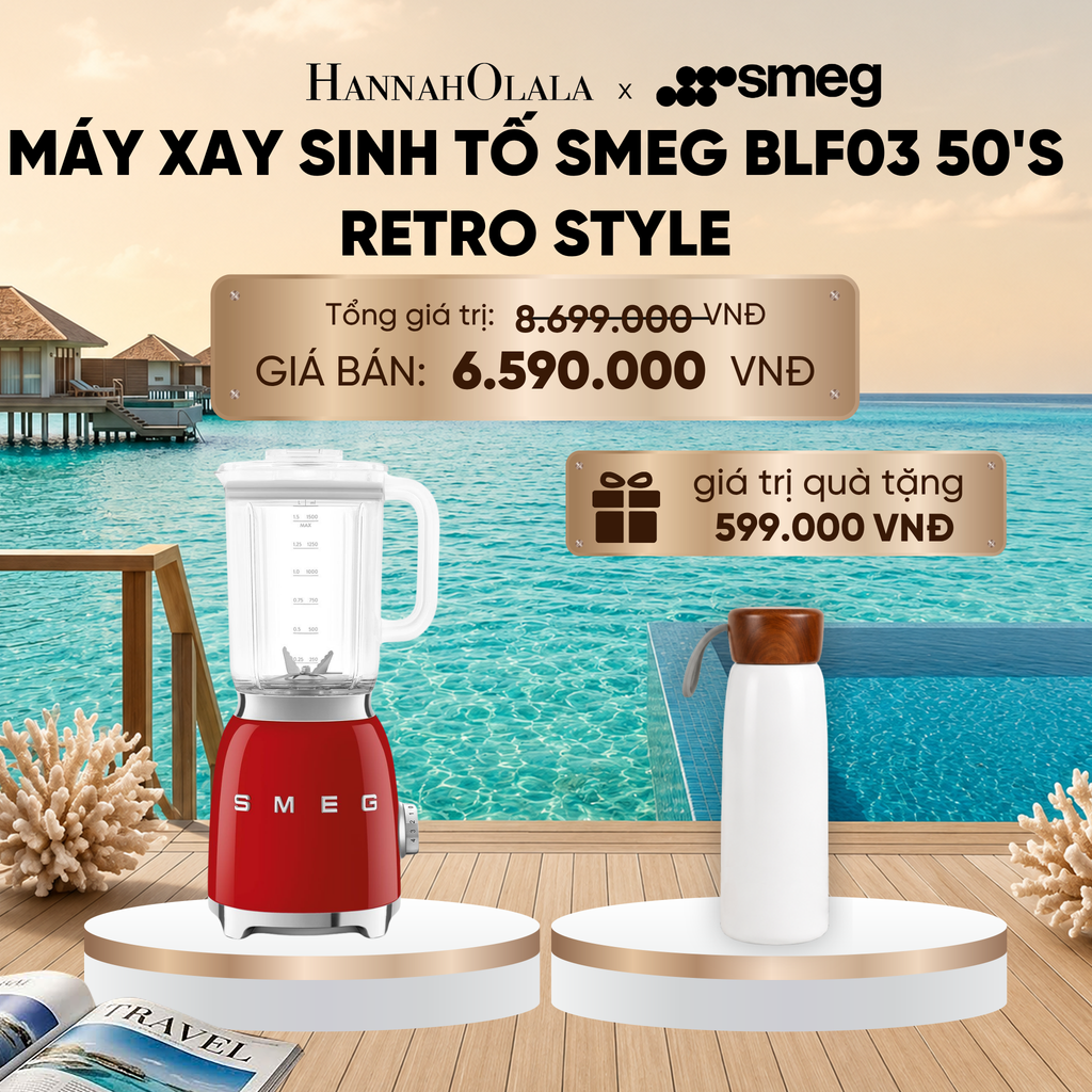  MÁY XAY SINH TỐ SMEG 50'S RETRO STYLE_ D1071 