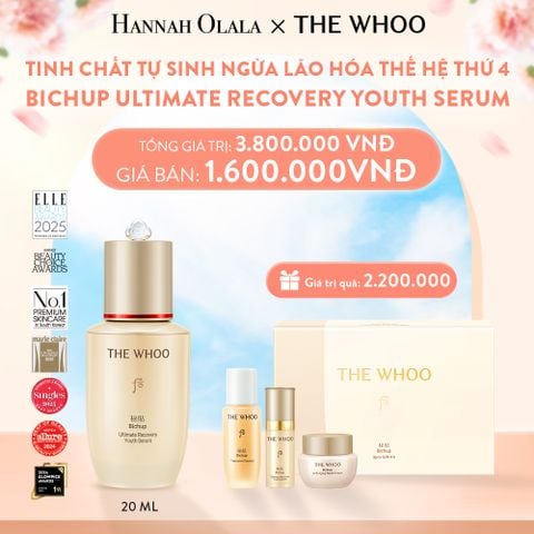  A920_DEAL02: TINH CHẤT TỰ SINH NGỪA LÃO HÓA THẾ HỆ THỨ 4 THE WHOO BICHUP ULTIMATE RECOVERY YOUTH SERUM 20ML 