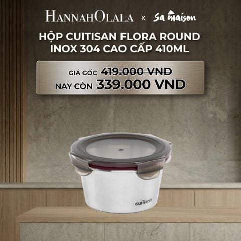  DEAL 1: HỘP INOX 304 CAO CẤP CUITISAN FLORA ROUND 