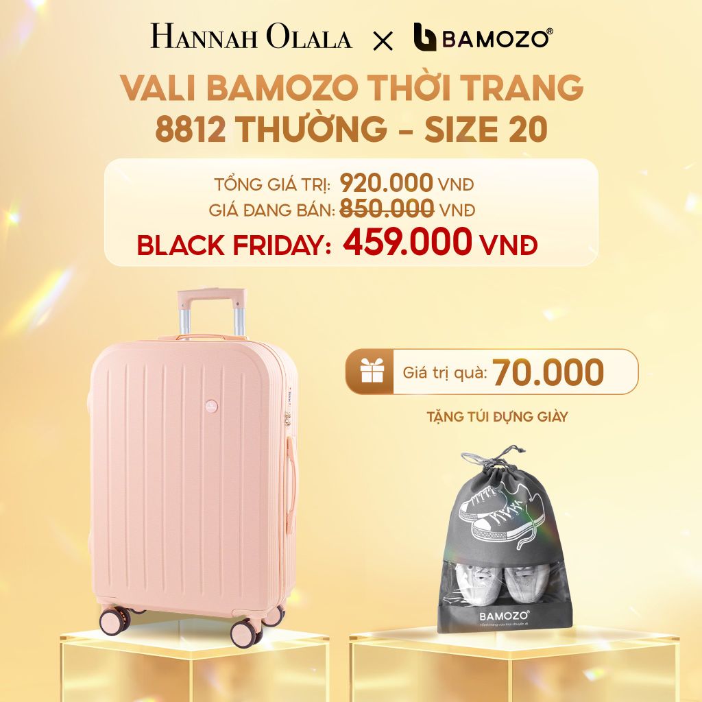  DEAL 6: VALI BAMOZO 8812 BẢN THƯỜNG (TẶNG TÚI ĐỰNG GIÀY) 