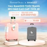 C941_DEAL 3: VALI BAMOZO 8812 CAO CẤP (TẶNG BỌC VALI) 