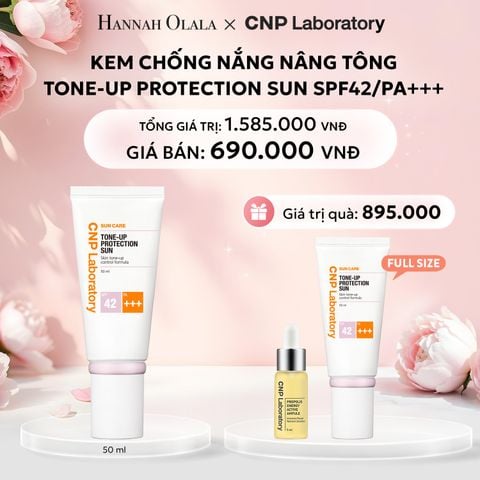  E775: DEAL 41BK: [PRE-ORDER GIAO SAU 06/10] KEM CHỐNG NẮNG NÂNG TÔNG CNP LABORATORY TONE-UP PROTECTION SUN SPF42/PA+++ 50ML 
