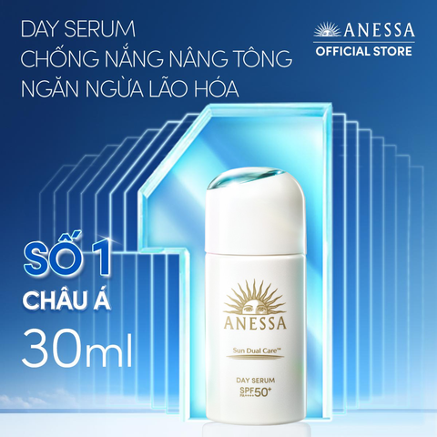  DEAL 11: SERUM CHỐNG NẮNG DƯỠNG DA NÂNG TÔNG NGĂN NGỪA LÃO HÓA ANESSA DAY SERUM SPF50+ PA++++ 30ML 