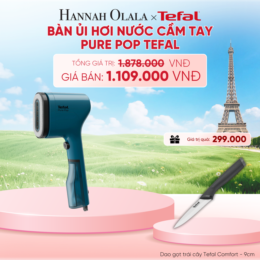  BÀN ỦI HƠI NƯỚC CẦM TAY PURE POP TEFAL - B237 